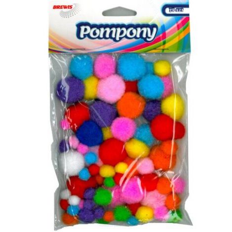 Pompony kreatywne Brewis Mix #2, 78szt